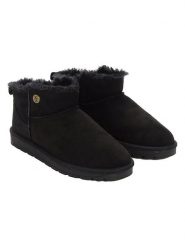 ISLAND BOOT Botki "Ideh" w kolorze czarnym rozmiar: 40. Czarne botki Island Boot, bez wzorów, bez obcasa, bez zapięcia. Za 136.45 zł.
