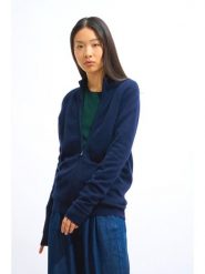 AUTHENTIC CASHMERE Kaszmirowy kardigan "Thalun" w kolorze granatowym rozmiar: XL. Niebieskie kardigany AUTHENTIC CASHMERE, xl, bez wzorów, z kaszmiru. Za 404.65 zł.