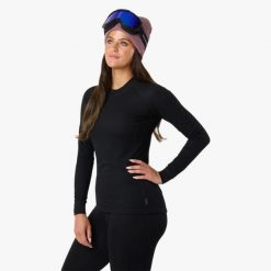 Zestaw bielizny termoaktywnej Narciarstwo damska Swedemount Nordic Active. Czarne bielizna sportowa SWEDEMOUNT, bez wzorów. Za 249.99 zł.