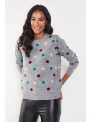 Milan Kiss Sweter w kolorze szarym ze wzorem rozmiar: XL. Szare swetry Milan Kiss, xl, bez wzorów, bez ramiączek. Za 136.78 zł.