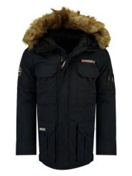 Geographical Norway Parka "Alpes" w kolorze czarnym rozmiar: S. Czarne parki Geographical Norway, s, bez kaptura. Za 167.28 zł.
