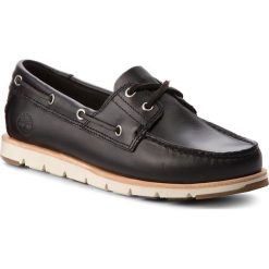 Mokasyny TIMBERLAND - Camden Falls Fg Boat A1MWF Dark. Czarne mokasyny Timberland, bez wzorów, z gumy, bez obcasa. W wyprzedaży za 379.00 zł.
