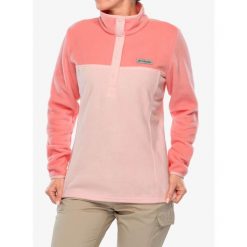 Bluza turystyczna damska Columbia Benton Springs Half Snap Pull Over II. Czerwone bluzy Columbia, xs, bez wzorów, bez kaptura. Za 146.99 zł.
