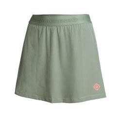 Spódnica damska Minnesota Paddle – plisowana, oddychająca, z wewnętrznymi spoden. Zielone spódnice Izas, bez wzorów, z materiału, eleganckie, plisowane. Za 204.30 zł.