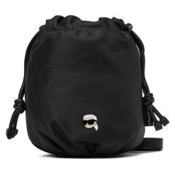 Torebka KARL LAGERFELD. Czarne torebki klasyczne KARL LAGERFELD, bez wzorów, bez dodatków. Za 519.99 zł.