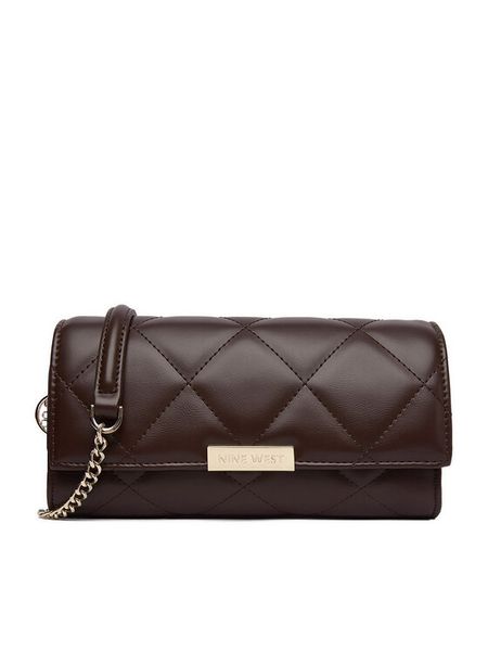 Nine West Torebka CEO-MONTANA-LDA7800A Brązowy. Brązowe torebki klasyczne Nine West, bez wzorów, z materiału, bez dodatków. Za 179.99 zł.