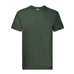 Koszulka Unisex Dla Dorosłych Super Premium. Zielone bluzki FRUIT OF THE LOOM, xl, bez wzorów, sportowe, bez kołnierzyka, bez ramiączek. Za 41.99 zł.