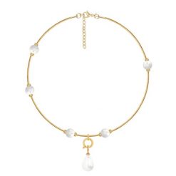 Bransoletka Pearls z zawieszką pozłacana. Żółte bransoletki Lilou, pozłacane. Za 247.00 zł.