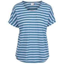 Koszulka Megan Dla Kobiet. Niebieskie bluzki Trespass, l, bez wzorów, sportowe, bez kołnierzyka, bez ramiączek. Za 63.99 zł.