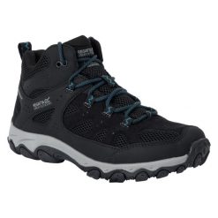 Damskie Buty Do Chodzenia Edgepoint IV Mid Cut. Czarne trekkingi Regatta, z materiału, trekkingowe. Za 296.99 zł.