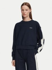 Guess Bluza V6YQ10 K4291 Granatowy Regular Fit. Niebieskie bluzy Guess, s, z aplikacjami, z bawełny, bez kaptura. Za 394.99 zł.