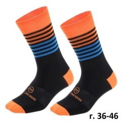 Skarpetki rowerowe unisex madani Toucan. Brązowe skarpety MADANI, bez wzorów. Za 9.99 zł.