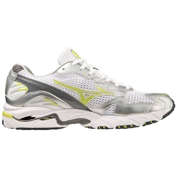 Buty sportowe Mizuno Wave 10 Srebrne. Białe obuwie sportowe Mizuno, z materiału, bez zapięcia, do biegania, mizuno wave. W wyprzedaży za 613.65 zł.