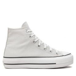 Trampki Converse. Białe trampki Converse, bez wzorów, bez zapięcia. Za 209.99 zł.