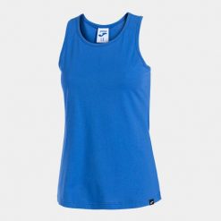 Damski Top Joma Oasis Royal M - Oddychający i Lekki. Niebieskie topy Joma, m, bez wzorów, z bawełny, bez kołnierzyka, bez ramiączek. Za 114.99 zł.