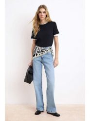 Trendyol Dżinsy - Comfort fit - w kolorze niebieskim rozmiar: 36. Niebieskie jeansy Trendyol, bez wzorów, z podwyższonym stanem. Za 95.99 zł.