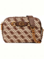 Guess Torebka w kolorze brązowo-beżowym - 20 x 13 x 8 cm rozmiar: onesize. Brązowe torby na ramię Guess, z aplikacjami, z materiału, na ramię, bez dodatków. Za 303.78 zł.