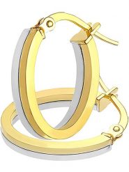 Revoni Złote kolczyki-kreole rozmiar: onesize. Żółte kolczyki Revoni, złote. Za 726.48 zł.