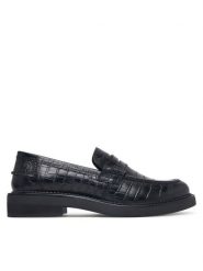 Geox Lordsy D Serilda D56WYE 40 C9999 Czarny. Czarne lordsy Geox, bez wzorów, ze skóry, bez obcasa, bez zapięcia. Za 499.99 zł.