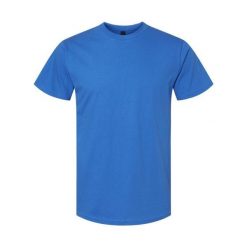 Koszulka Unisex Dla Dorosłych Softstyle Midweight. Niebieskie bluzki GILDAN, l, bez wzorów, sportowe, bez kołnierzyka, bez ramiączek. Za 44.99 zł.