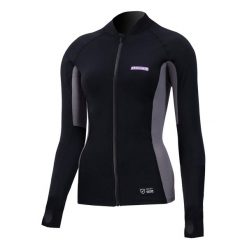 Bluza do sportów wodnych damska Prolimit SUP Convertible Top. Czarne bluzy PROLIMIT, l, bez wzorów, bez kaptura. Za 360.00 zł.