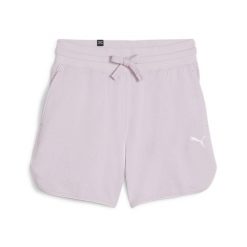 Damskie szorty HER PUMA Grape Mist Purple. Fioletowe obuwie sportowe Puma, bez zapięcia, na fitness i siłownię. Za 109.99 zł.