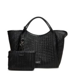 Torebka Emporio Armani. Czarne shopper Emporio Armani, bez wzorów, bez dodatków. Za 1,099.00 zł.
