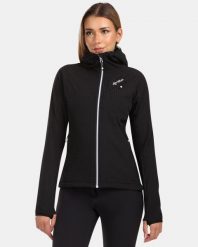 Damska bluza polarowa z kapturem Kilpi FRENSIS-W. Czarne bluzy Kilpi, bez wzorów, z materiału, z kapturem. Za 370.41 zł.