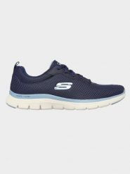 Skechers Sneakersy w kolorze granatowym rozmiar: 36,5. Niebieskie trampki Skechers, bez wzorów, bez zapięcia. Za 219.60 zł.
