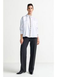 Rich & Royal Spodnie w kolorze czarnym rozmiar: 34. Czarne spodnie materiałowe Rich & Royal, na co dzień, bez wzorów, z materiału. Za 259.95 zł.