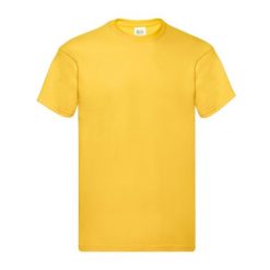Oryginalna Bawełniana Koszulka Unisex Dla Dorosłych. Brązowe bluzki FRUIT OF THE LOOM, xl, bez wzorów, z bawełny, sportowe, bez kołnierzyka, bez ramiączek. Za 41.99 zł.