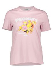 Pieces Koszulka w kolorze jasnoróżowym rozmiar: XL. Różowe bluzki Pieces, xl, bez wzorów, z bawełny, bez kołnierzyka, bez ramiączek. Za 65.85 zł.