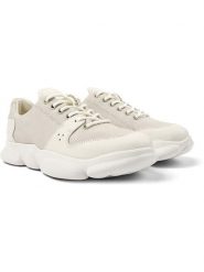 Camper Skórzane sneakersy w kolorze beżowym rozmiar: 38. Brązowe trampki Camper, bez wzorów, z materiału, bez zapięcia. Za 297.26 zł.