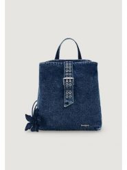 Desigual Plecak 26SAKD03 Niebieski. Niebieskie plecaki Desigual, bez wzorów, z materiału. Za 429.99 zł.