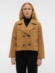 Vero Moda Kurtka przejściowa Vincemia 10300488 Brązowy Regular Fit. Brązowe kurtki Vero Moda, l, bez wzorów, z syntetyku, bez kaptura. Za 69.99 zł.