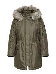 ONLY Carmakoma Parka w kolorze khaki rozmiar: 42/44. Brązowe parki Only Carmakoma, bez kaptura. Za 233.87 zł.