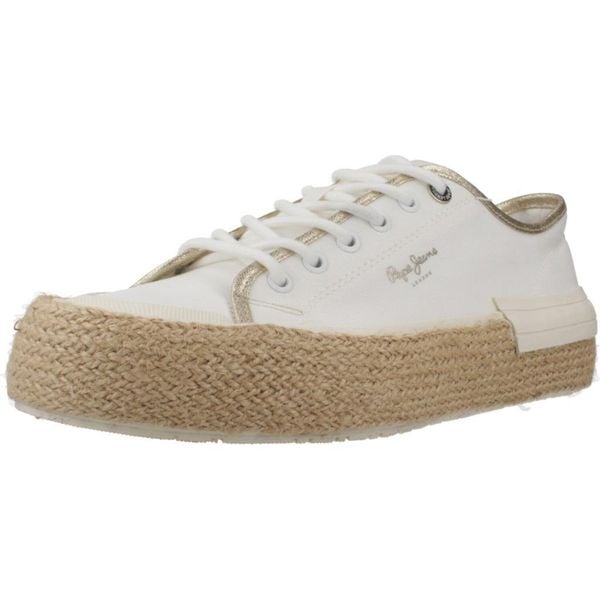 Buty PEPE JEANS SAMOI MIX Biały. Białe trekkingi Pepe Jeans, z jeansu, trekkingowe. Za 233.99 zł.