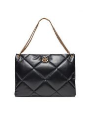 Tory Burch Torebka Kira 155235 Czarny. Czarne torebki klasyczne Tory Burch, bez wzorów, ze skóry, bez dodatków. Za 3,769.00 zł.