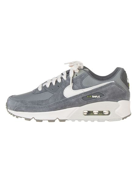 Nike Skórzane sneakersy "Air Max 90 Premium" w kolorze szaro-białym rozmiar: 40,5. Szare trampki Nike, bez wzorów, z materiału, bez zapięcia. Za 459.04 zł.