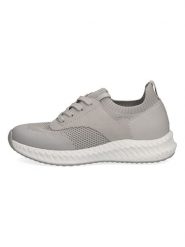 Caprice Skórzane sneakersy "Niki" kolorze szarym rozmiar: 37. Szare trampki Caprice, bez wzorów, z materiału, bez zapięcia. Za 124.98 zł.