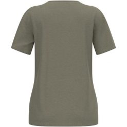 Koszulka damska Odlo ASCENT SUN. SEA. MOUNTAINS. T-shirt crew neck s/s. Zielone koszulki sportowe Odlo, bez wzorów, bez ramiączek. Za 239.99 zł.
