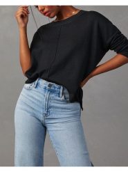 Milan Kiss Sweter w kolorze czarnym rozmiar: L. Czarne swetry Milan Kiss, l, bez wzorów, bez ramiączek. Za 131.74 zł.