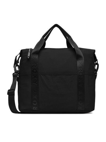 Roxy Torebka WBEOHP-ROXY-MZ-003-10 Czarny. Czarne shopper Roxy, bez wzorów, z materiału, bez dodatków. Za 99.99 zł.