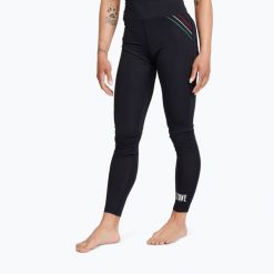 Legginsy treningowe damskie LEONE 1947 Flag. Czarne legginsy LEONE 1947, m, bez wzorów. Za 109.99 zł.