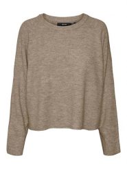 Vero Moda Sweter w kolorze jasnobrązowym rozmiar: M. Brązowe swetry Vero Moda, m, bez wzorów, bez ramiączek. Za 110.04 zł.