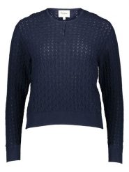 Pepe Jeans Sweter w kolorze granatowym rozmiar: S. Niebieskie swetry Pepe Jeans, s, bez wzorów, z bawełny, bez ramiączek. Za 140.86 zł.