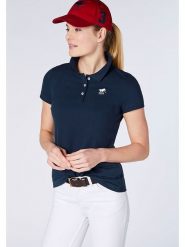 Polo Sylt Koszulka polo w kolorze granatowym rozmiar: L. Niebieskie bluzki Polo Sylt, l, bez wzorów, bez kołnierzyka, bez ramiączek. Za 101.94 zł.