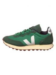Veja Sneakersy "Rio Branco" w kolorze zielono-białym rozmiar: 36. Białe trampki Veja, bez wzorów, z materiału, bez zapięcia. Za 321.39 zł.