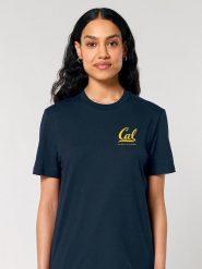 American Universities Koszulka "Cal University of California" w kolorze granatowym rozmiar: S. Niebieskie bluzki American Universities, s, bez wzorów, z bawełny, bez kołnierzyka, bez ramiączek. Za 48.39 zł.