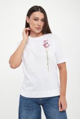 T-shirt damski Tate JOOP!. T-shirty Joop!, l, bez wzorów, bez kołnierzyka, bez ramiączek. Za 349.00 zł.
